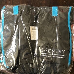 Scentsy Black Bag with Blue Highlights